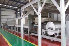 產品用途：鋼帶爐焙燒工業粉體，規格：28-1.5米電加熱